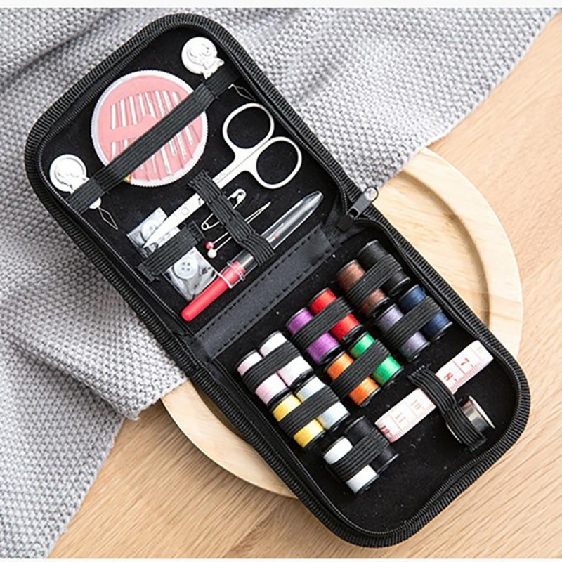 Travel Accessories Gift Set - Kit de costura portátil, Mini caja