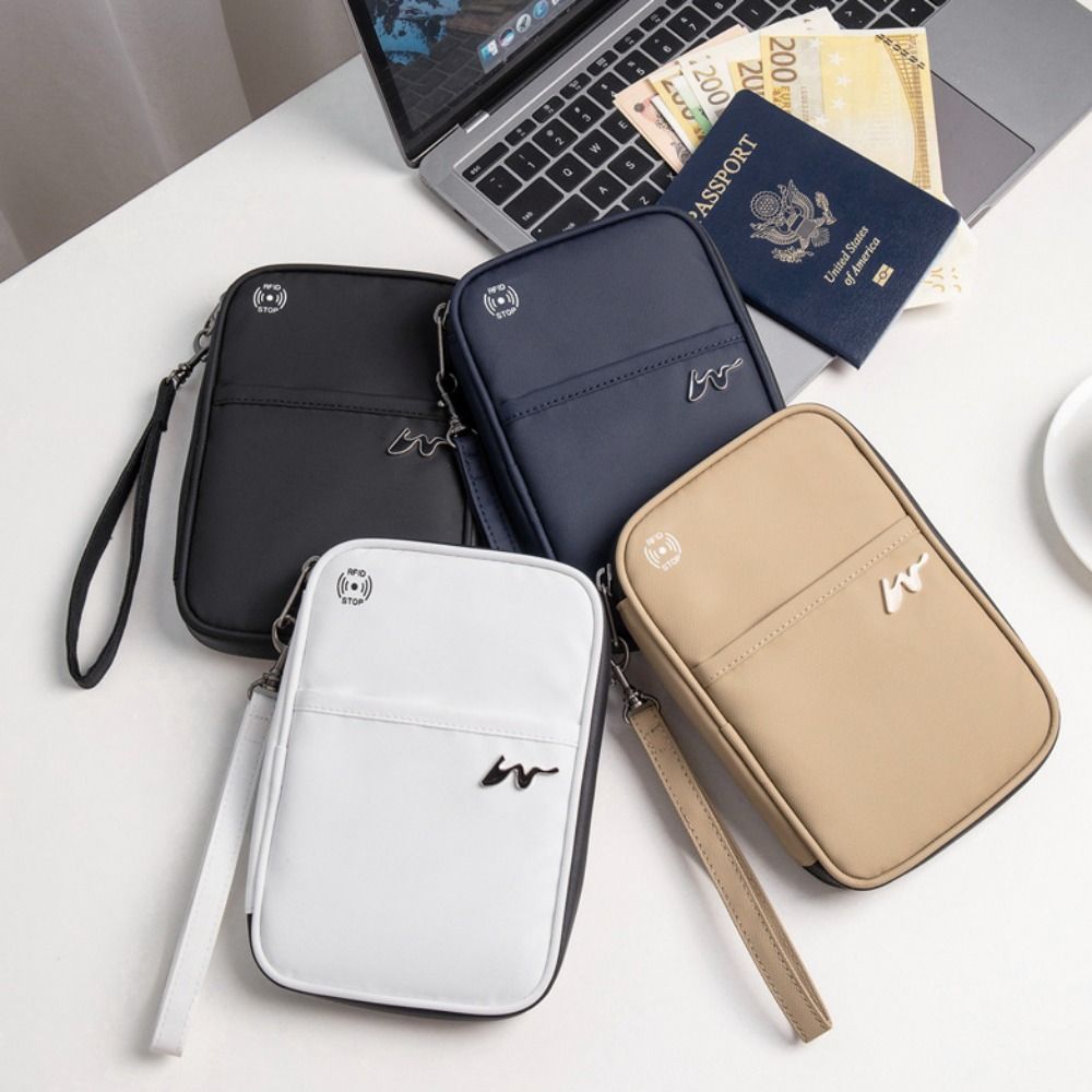 Travel Accessories Passport Holder - Estuche portátil de poliéster para tarjetas,