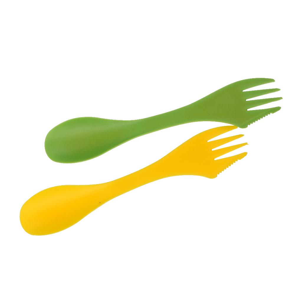 Travel Kitchen Accessories - Juego de Cubiertos Multifuncional para Camping,