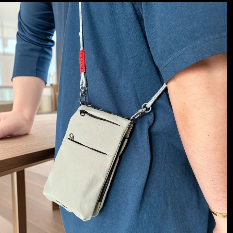Travel Accessories For Men - Bolso cruzado delgado para hombre, plegable,