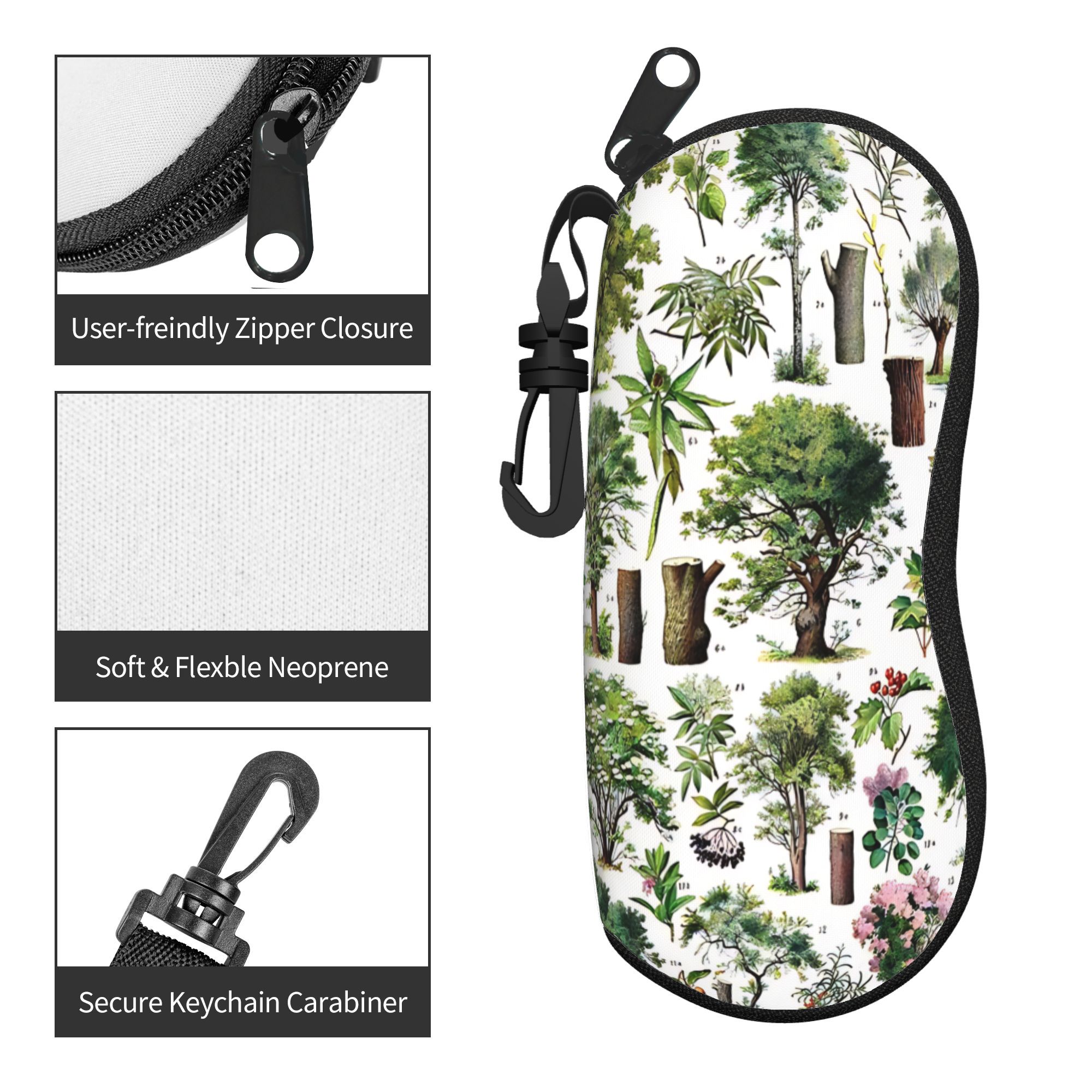 Estuche para gafas Flower Mark - Travel Accessories Market reseña y precio