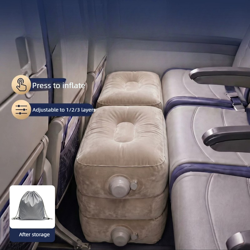 Reposapiés Inflable para Vuelo - Travel Accessories For Long Haul Flights reseña y precio