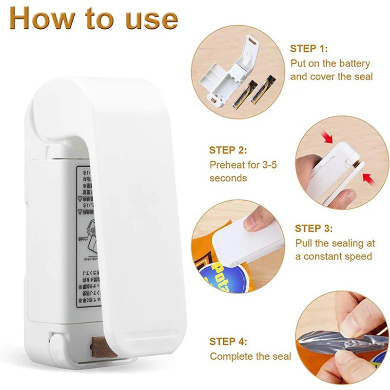 Mini máquina de sellado de bol - Travel Kitchen Accessories reseña y precio