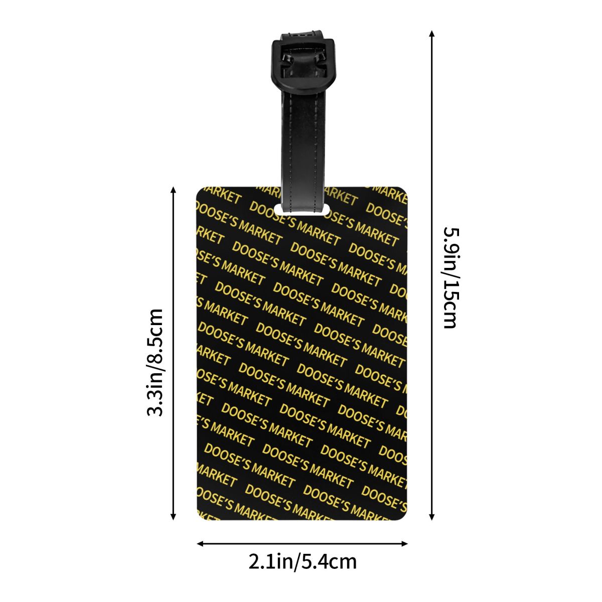 Etiqueta de equipaje del merca - Travel Accessories Market reseña y precio