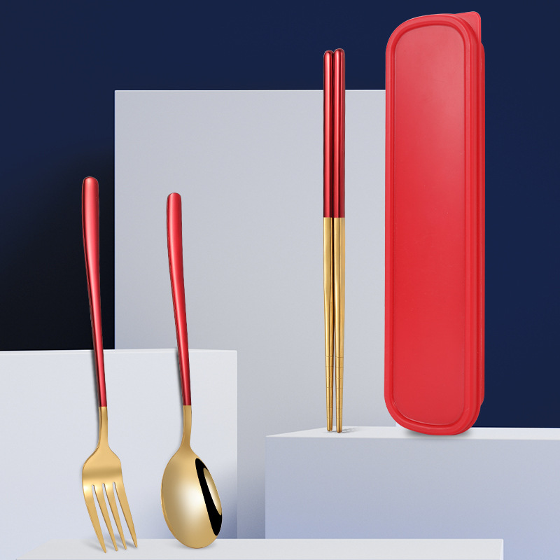 Juego de cubiertos de acero in - Travel Kitchen Accessories reseña y precio