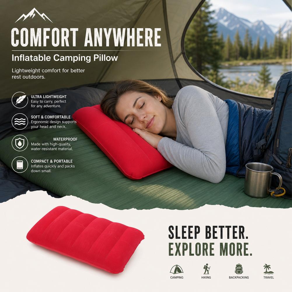 Cojines de aire de 47x30cm par - Travel Accessories Pillow reseña y precio