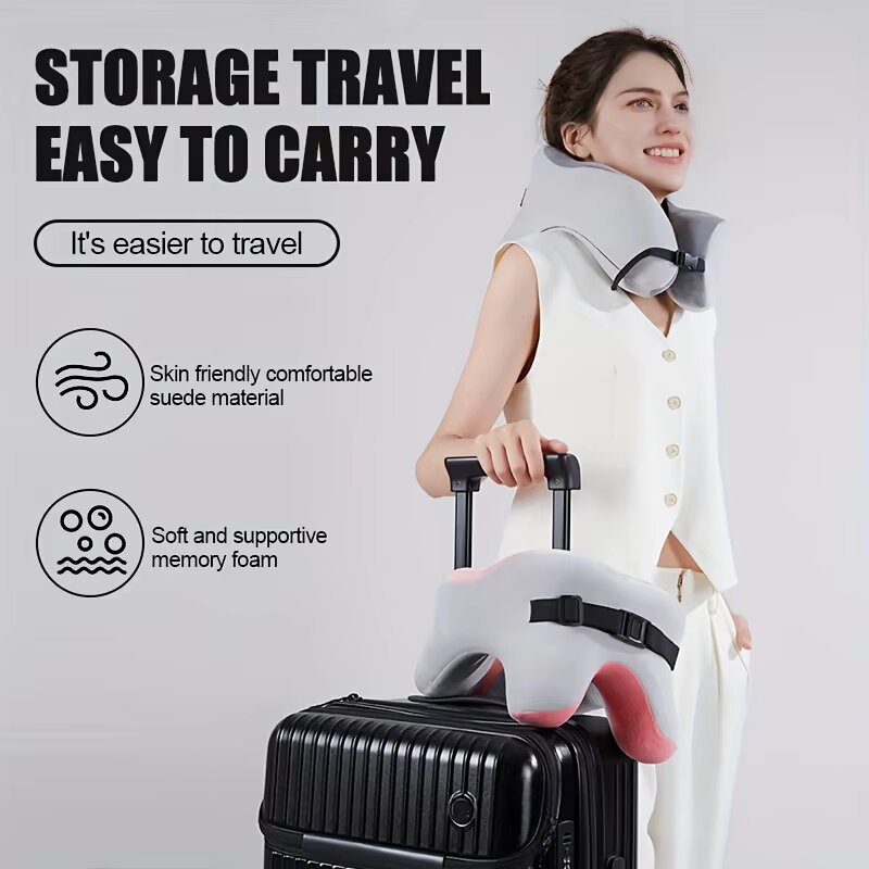 Almohada de espuma viscoelásti - Travel Accessories Pillow reseña y precio