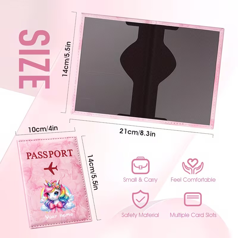 Porta Pasaportes Personalizado - Travel Accessories Passport Holder reseña y precio