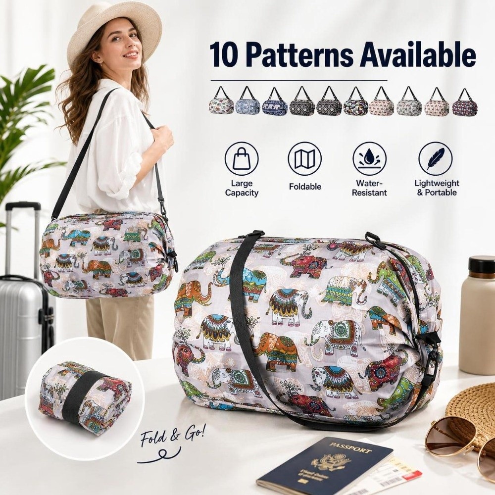 Bolsa de Compras Ligera de Gra - Travel Accessories Market reseña y precio