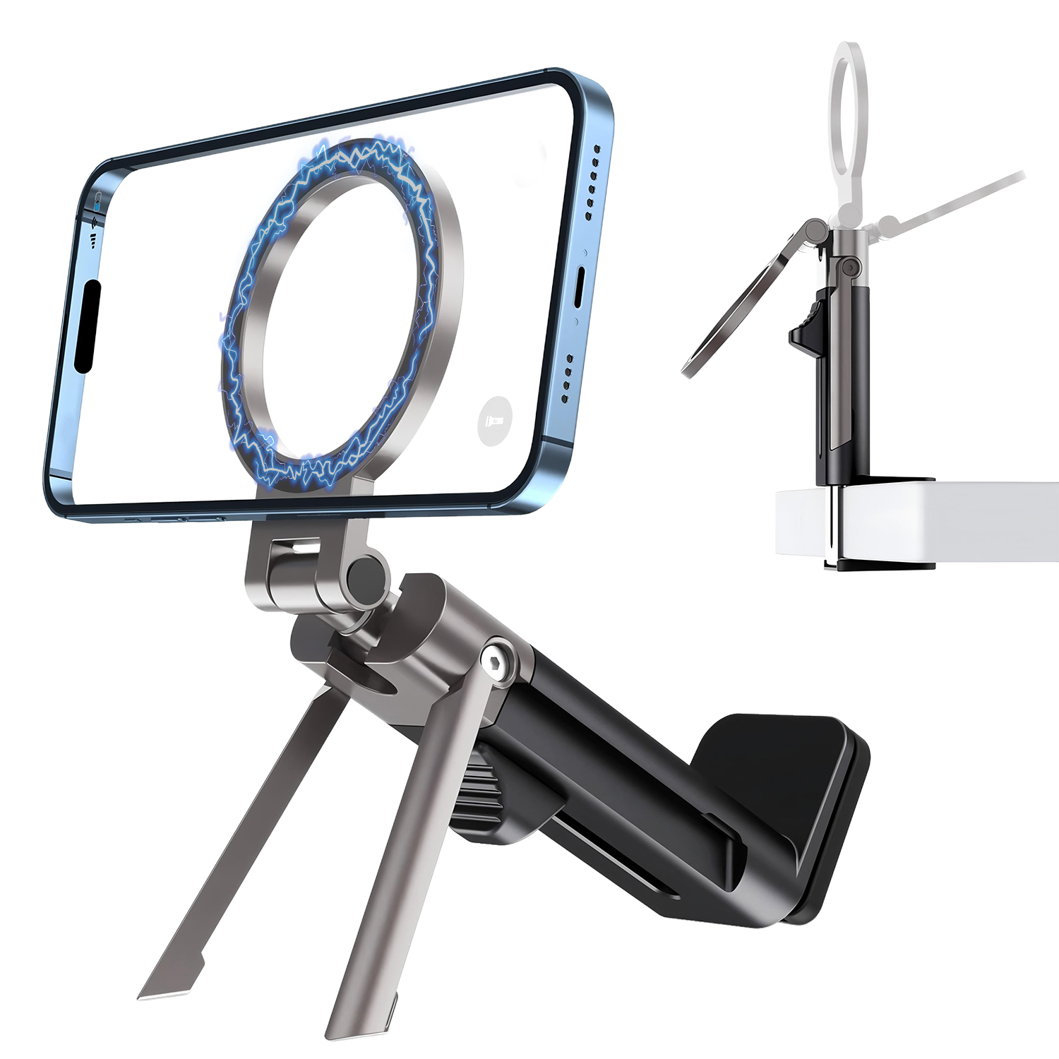 Soporte Magnético Plegable par - Phone Holder Airplane reseña y precio