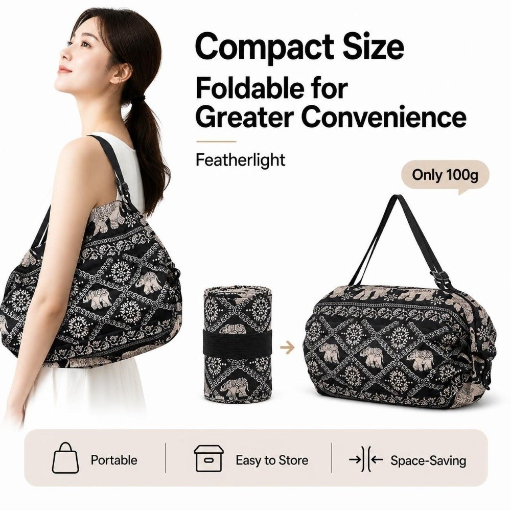 Bolsa de compras japonesa de g - Travel Accessories Market reseña y precio
