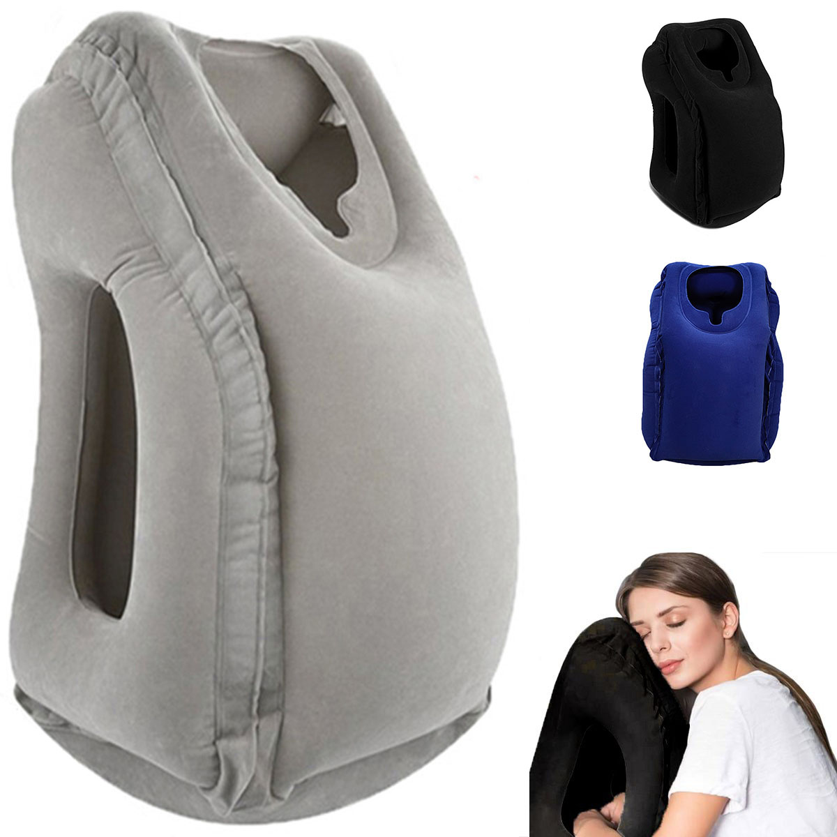 Almohada inflable de viaje, ac - Travel Accessories For Long Haul Flights reseña y precio